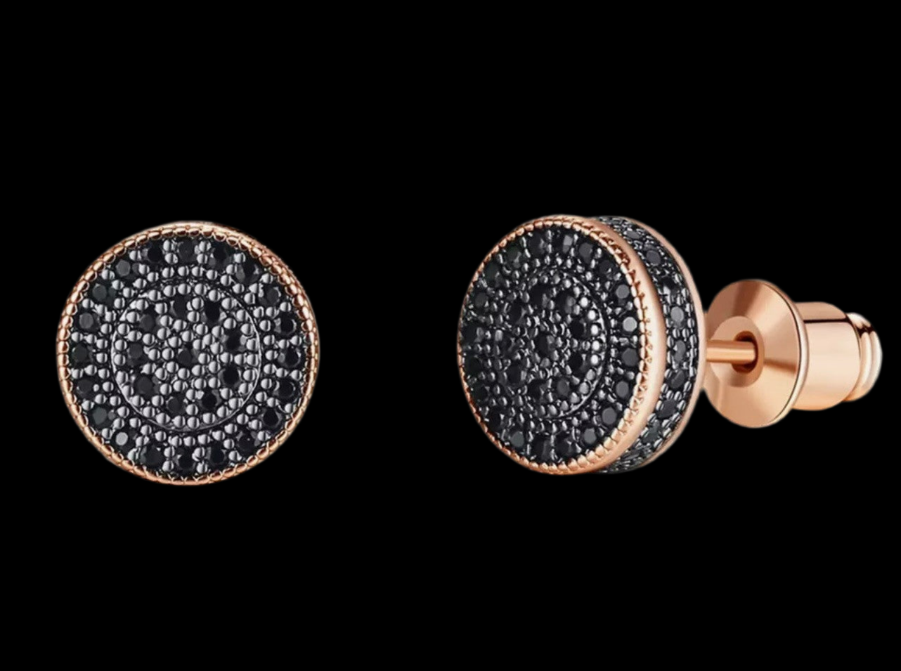 Small Round Stud Earrings