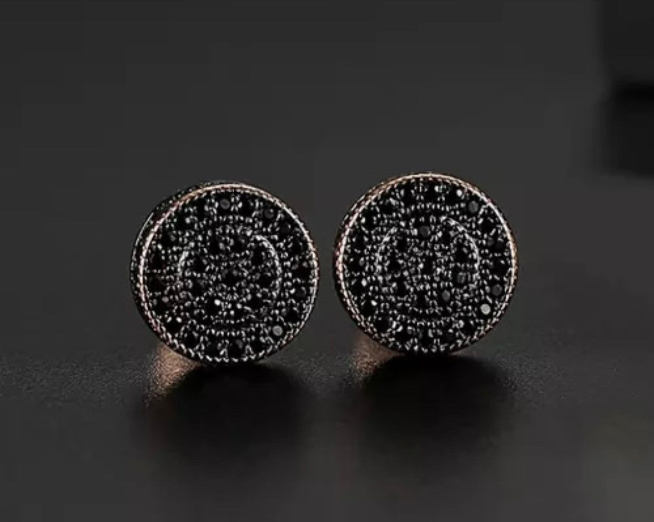 Small Round Stud Earrings